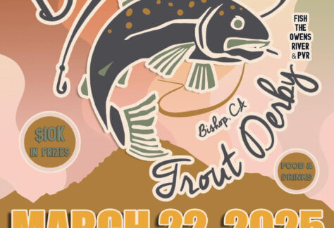 Blake Jones Trout Derby event poster - Bishop, California