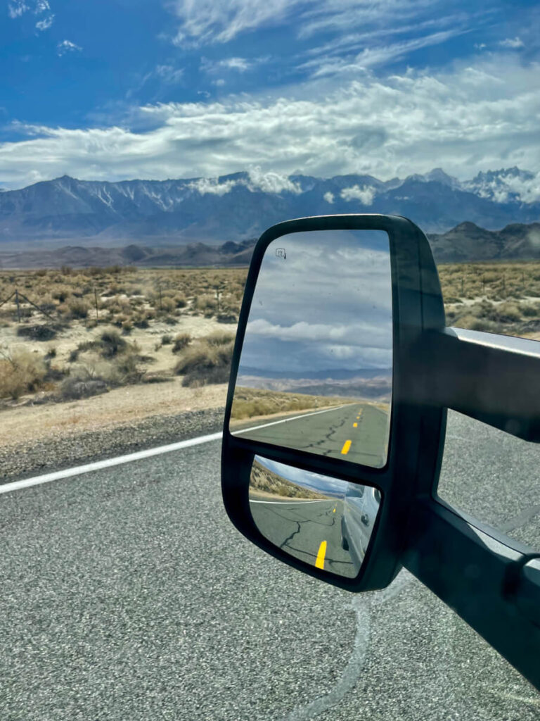 California state route 136 from Lone Pine to Death Valley.