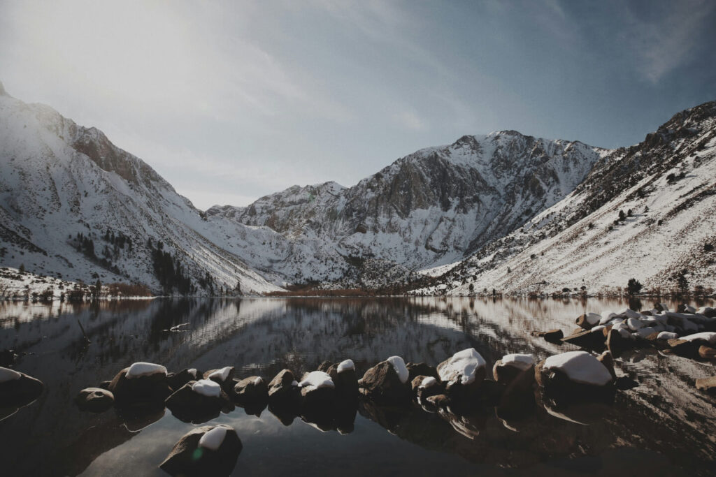 Convict Lake near Mammoth Lakes. Photo by Cinescope Creative on Unsplash