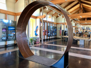 Eastern Sierra Interagency Visitor Center interior.