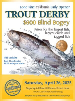 Lone Pine Trout Derby 2025 poster