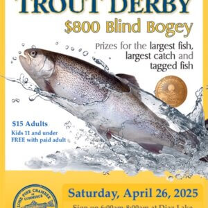 Lone Pine Trout Derby 2025 poster