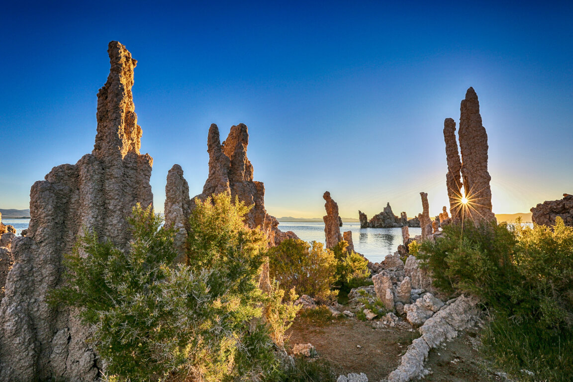 Tufa towers in Mono Lake. Photo by Mick Haupt on Unsplash.