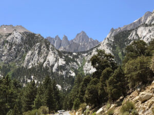 Mt. Whitney, tallest peak in the contiguous USA, near Lone Pine.